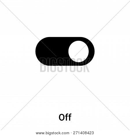 Off Icon In Trendy Design Style. Off Icon Isolated On White Background. Off Vector Icon Simple And M