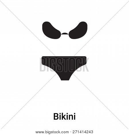 Bikini Icon In Trendy Design Style. Bikini Icon Isolated On White Background. Bikini Vector Icon Sim