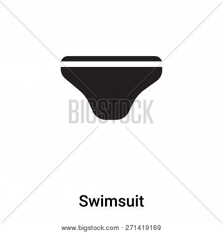 Swimsuit Icon In Trendy Design Style. Swimsuit Icon Isolated On White Background. Swimsuit Vector Ic