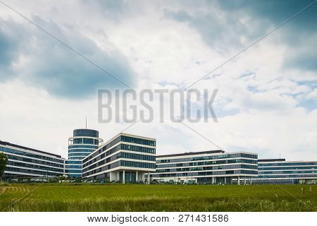 Luxembourg, Luxembourg - September 24, 2017: Building Of Game Servers Sgg