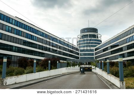 Luxembourg, Luxembourg - September 24, 2017: Building Of Game Servers Sgg
