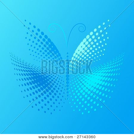 Borboleta de meio-tom