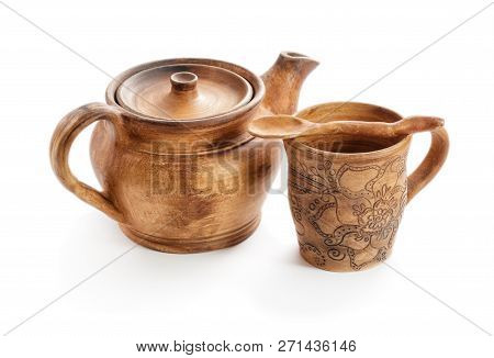 Ceramic Products, Handmade. Products Made Of Clay, Folk Crafts.