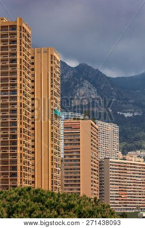 Monaco, Monte Carlo. Monaco Is The Second Smallest And The Most Densely Populated Country In The Wor