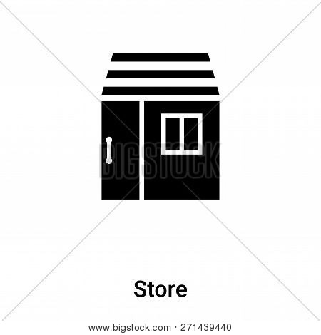 Store Icon In Trendy Design Style. Store Icon Isolated On White Background. Store Vector Icon Simple