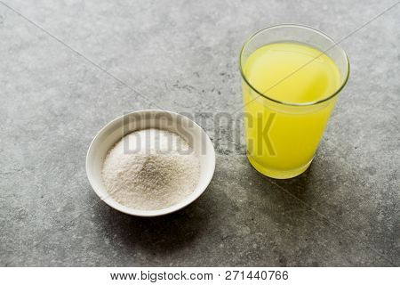 Instant Lemon Flavored Fruit Juice Pectin Powder For Lemonade Beverage.