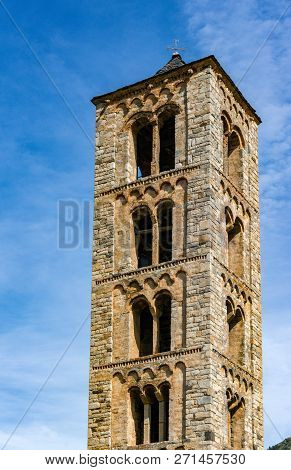 Belfry Of Sant Climent De Taull, Catalonia, Spain. Romanesque Style