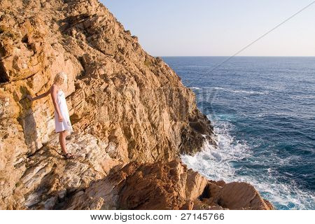 bella bearti selvaggio della Costa Brava, Spagna