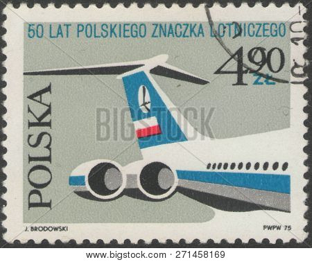 Saint Petersburg, Russia - November 27, 2018: Postage Stamp Printed In Poland With The Image Of Il 6