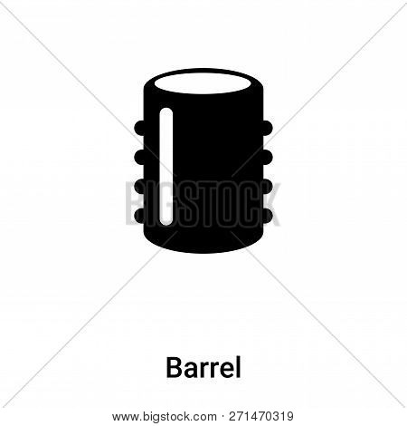 Barrel Icon In Trendy Design Style. Barrel Icon Isolated On White Background. Barrel Vector Icon Sim