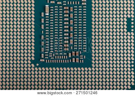 Modern Computer X86 Processor 9th Generation, Modern Central Processing Unit (cpu), Isolated On Whit