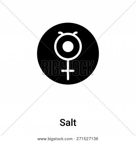 Salt Icon In Trendy Design Style. Salt Icon Isolated On White Background. Salt Vector Icon Simple An