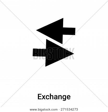 Exchange Icon In Trendy Design Style. Exchange Icon Isolated On White Background. Exchange Vector Ic