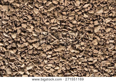 Instans Coffee Brown Granules Closeup As A Background