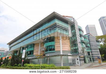 Singapore - November 16, 2018: Singapore Management University In Singapore