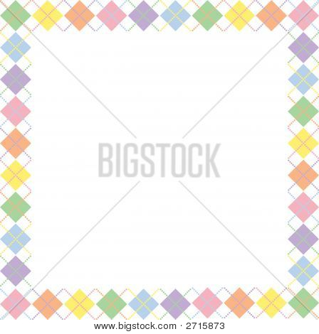 Pastelli Rainbow Argyle raja