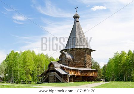 Träkyrkor i norra Ryssland. Archangelsk