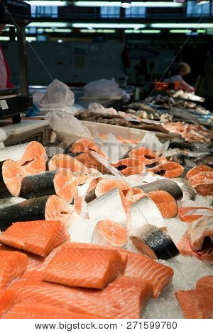 Fish Market, Fresh Fish In Street Market, Fresh Fish, Social Issue, Fish Market Street Market