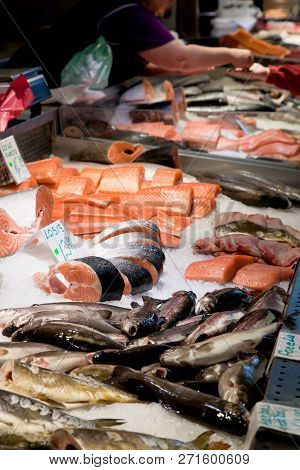 Fish Market, Fresh Fish In Street Market, Fresh Fish, Social Issue, Fish Market Street Market