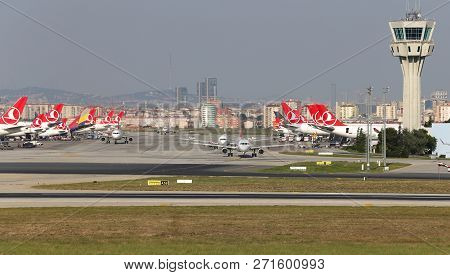 Airplane In Aprone