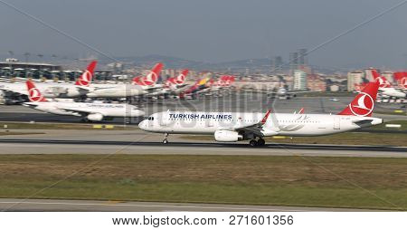 Airplane Takeoff From Airport