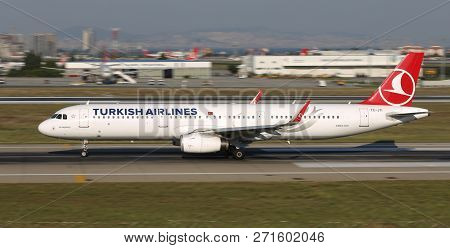 Airplane Takeoff From Airport