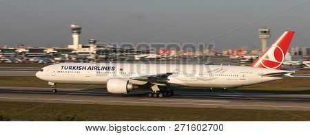 Airplane Takeoff From Airport