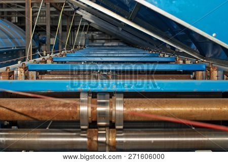 Industrial Machine For The Production Of Metal Roofing
