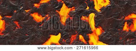 Destroy Molten- Nature Pattern. Abstract Lava Textured