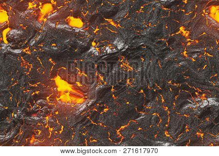 Destroy Molten- Nature Pattern. Abstract Lava Textured