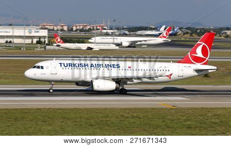 Airplane Takeoff From Airport