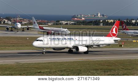 Airplane Takeoff From Airport