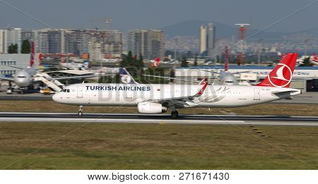 Airplane Takeoff From Airport