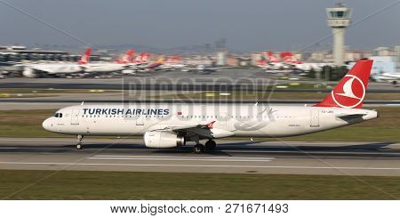 Airplane Takeoff From Airport
