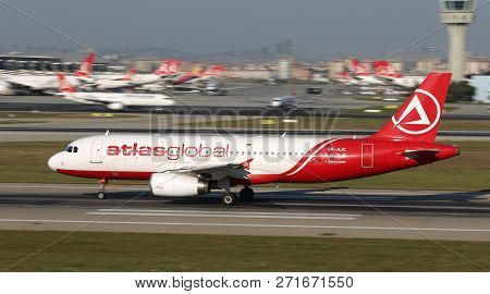 Airplane Takeoff From Airport