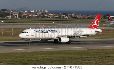 Airplane Takeoff From Airport