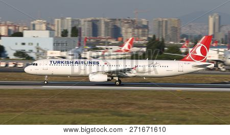 Airplane Takeoff From Airport