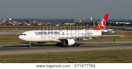 Airplane Takeoff From Airport