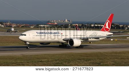 Airplane Takeoff From Airport
