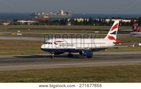 Airplane Takeoff From Airport