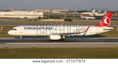 Airplane Takeoff From Airport