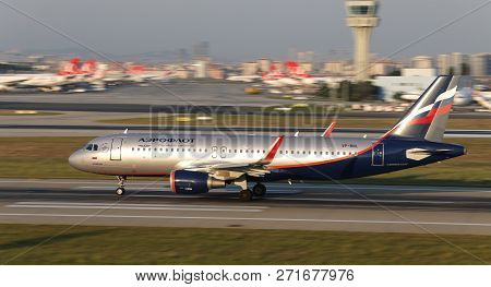 Airplane Takeoff From Airport