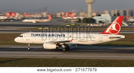 Airplane Takeoff From Airport