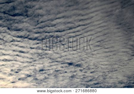 dramatic cloudscape at winter