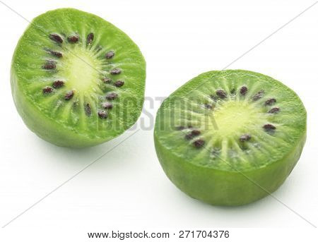 Actinidia Arguta Known As Baby Kiwi In Copenhagen, Denmark