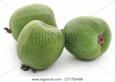 Actinidia Arguta Known As Baby Kiwi In Copenhagen, Denmark