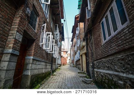 Srinagar, India - Jul 2, 2015. Old Buildings In Srinagar, India. Srinagar Is One Of Several Places T