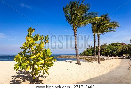 Geger Beach Scenery On Bali Island In Indonesia