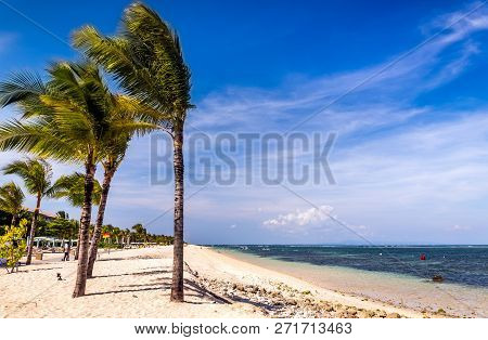 Geger Beach Scenery On Bali Island In Indonesia