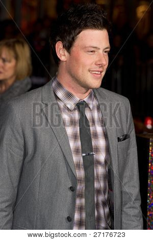 5. Dezember Hollywood, ca: Schauspieler Cory Monteith bei der Premiere von 